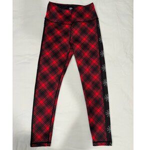 Miami Fitwear Tartane Snowflake Leggings 7/8 23" Small
